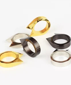 1 Piece Female Man Safety Survival Ring Tool