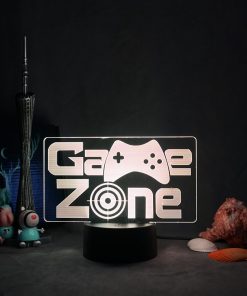 Gaming Room Desk Setup Lamp 3D USB LED Light 16 Color