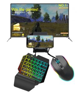 In 1 PUBG Controller Mobile Gamepad Cooler Fan Gaming Keyboard Mouse