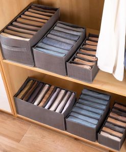 Jeans Compartment Storage Box Closet Organizer Clothes