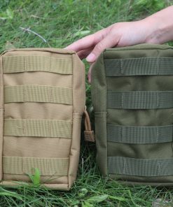 Men Tactical Molle Pouch Nylon Belt Waist Pack Bag