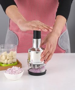 Multifunctional Garlic Chopper Cutter Stainless Steel Manual Ginger